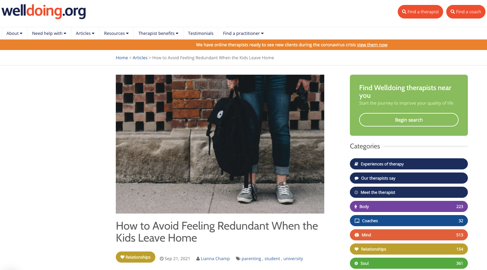 How to Avoid Feeling Redundant When the Kids Leave Home